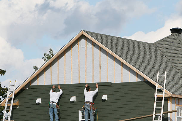 Professional Emergency Siding Repair technician working in Eaton, CO